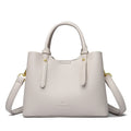 Sac à Main Femme Cuir Véritable Poignée Supérieure 23x18cm – CLEVI Paris