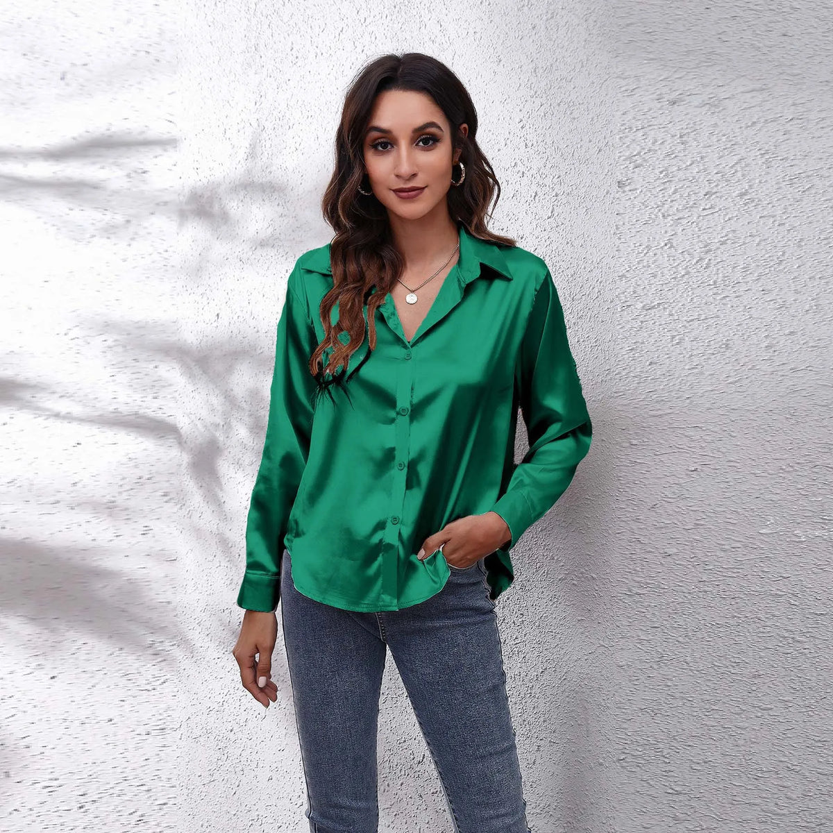 Chemise ample manches longues femme – CLEVI Paris