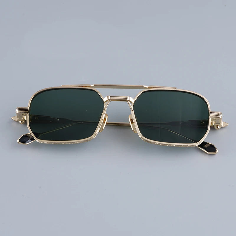 Lunettes de Soleil Carrées Façon Main Deaver UV400 Unisexe – CLEVI Paris