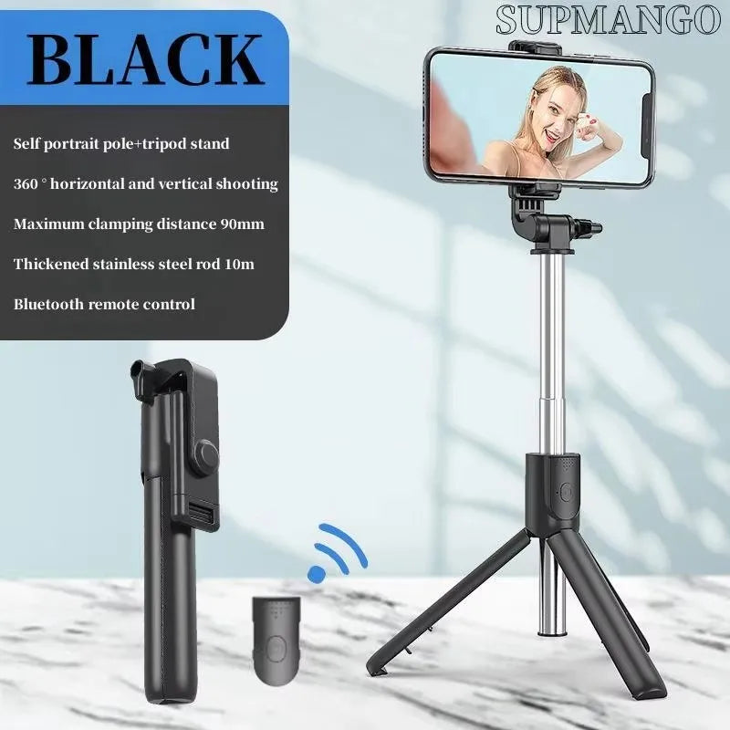 Trépied perche selfie Bluetooth R1 – CLEVI Paris