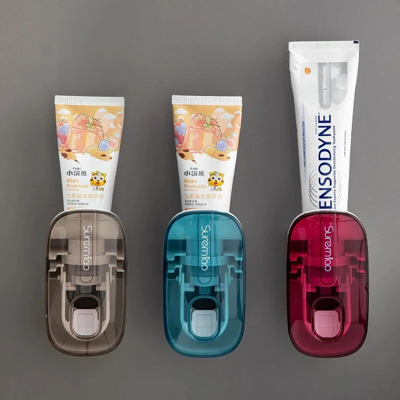 Distributeur Automatique de Dentifrice Mural avec Porte-Brosse — CLEVI Paris