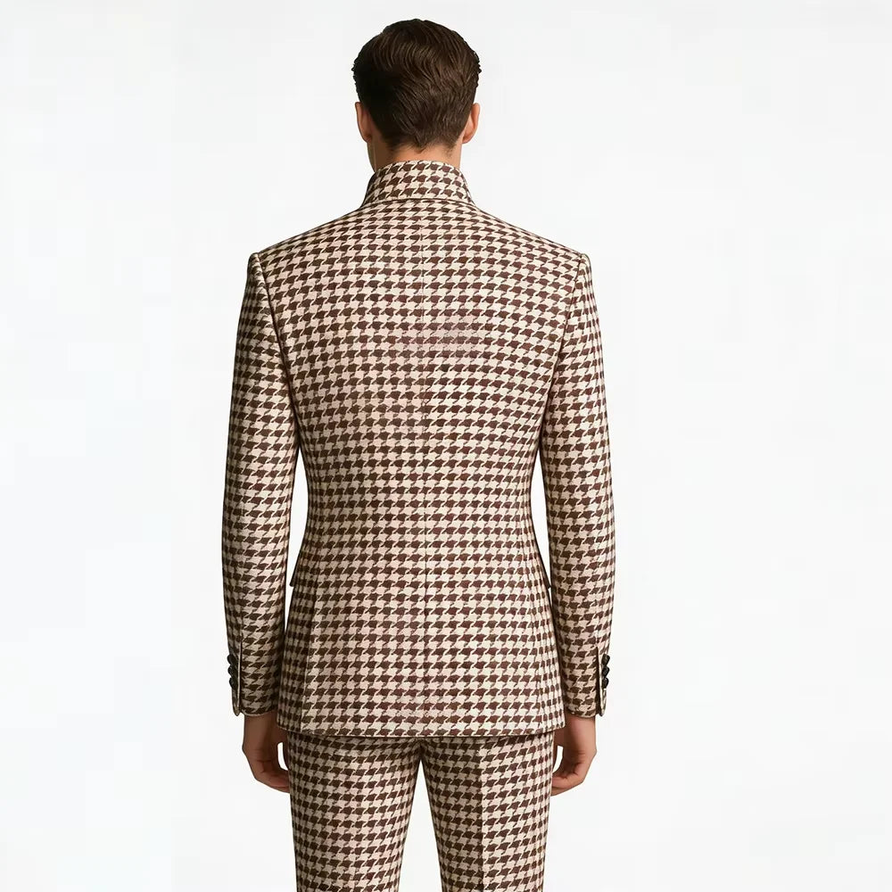 Costume Homme Col Mandarin 2 Pièces – CLEVI Paris