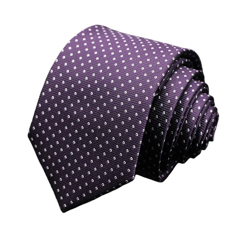 Cravate homme à pois 7 cm – CLEVI Paris