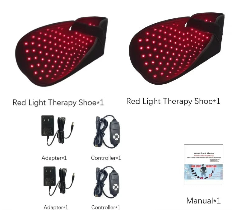 Enveloppe LED rouge et infrarouge pour les pieds – CLEVI Paris
