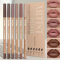 Lot de 6 Crayons Contour Lèvres Velvet Matte – Longue Tenue & Imperméable