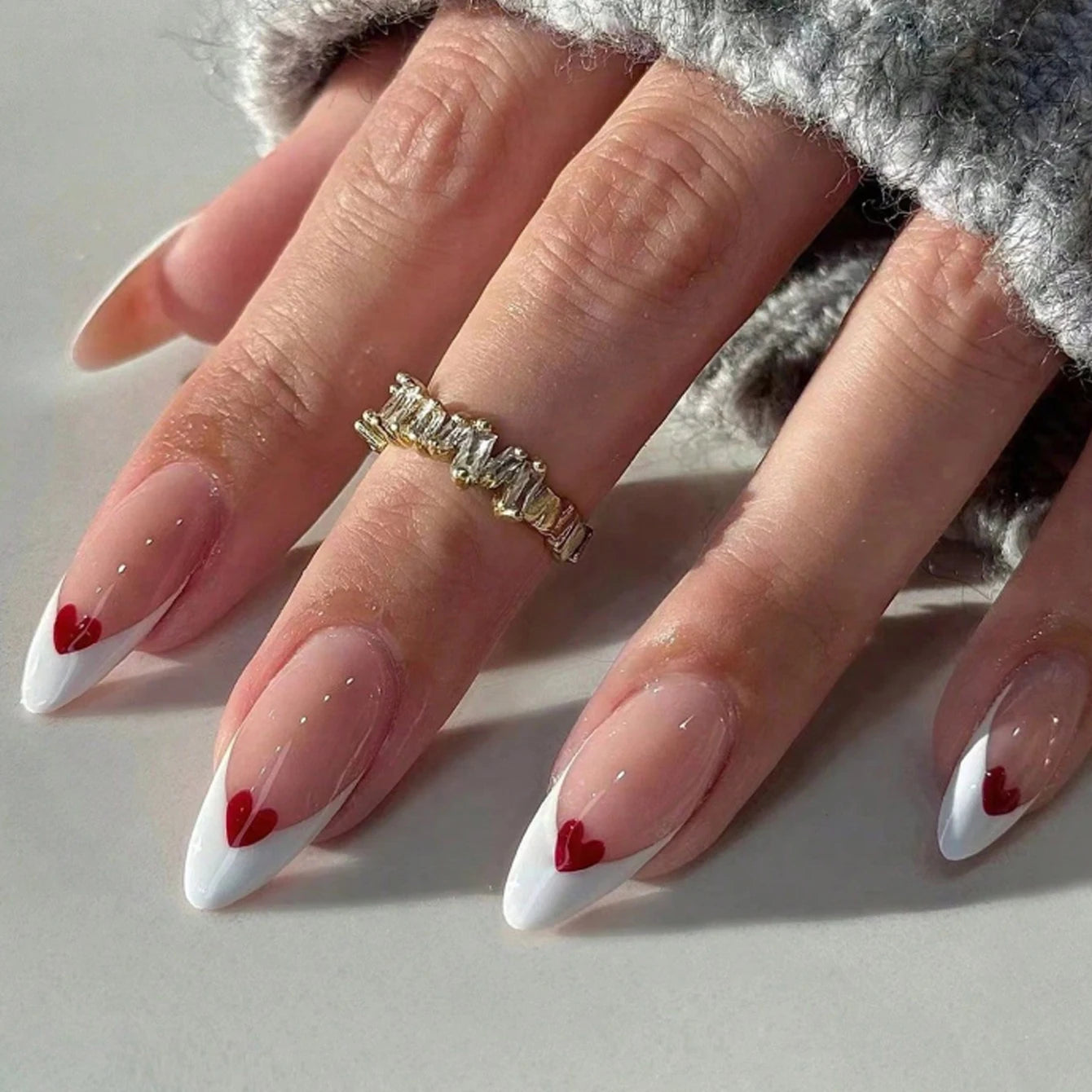 Faux Ongles Press-On Style French | Lot de 24, Forme Carrée – CLEVI Paris