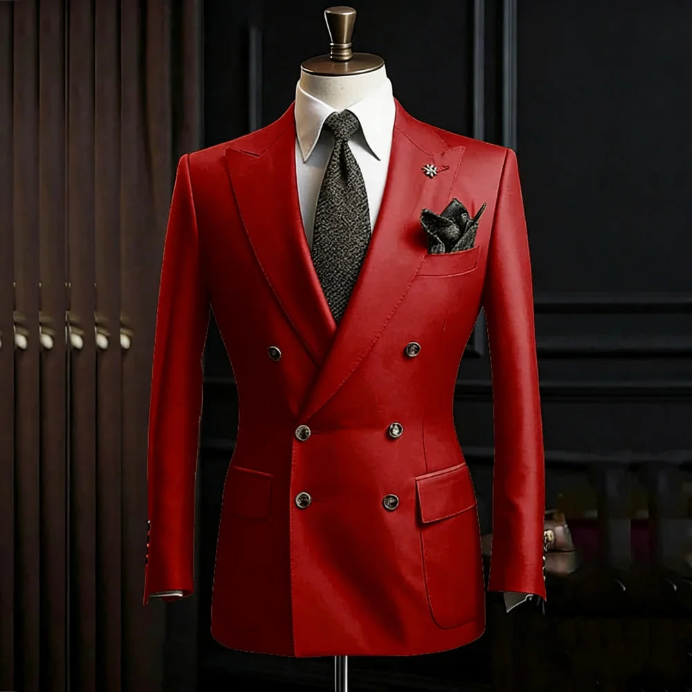 Costume homme 2 pièces à double boutonnage – CLEVI Paris