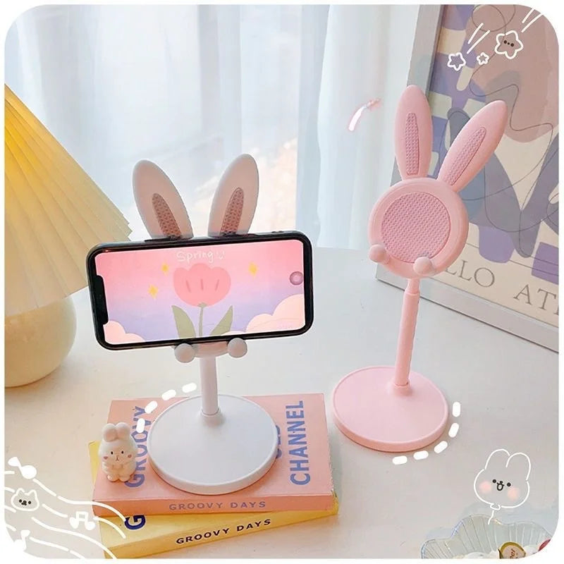 Support Téléphone Bureau Lapin Ajustable Universel — CLEVI Paris