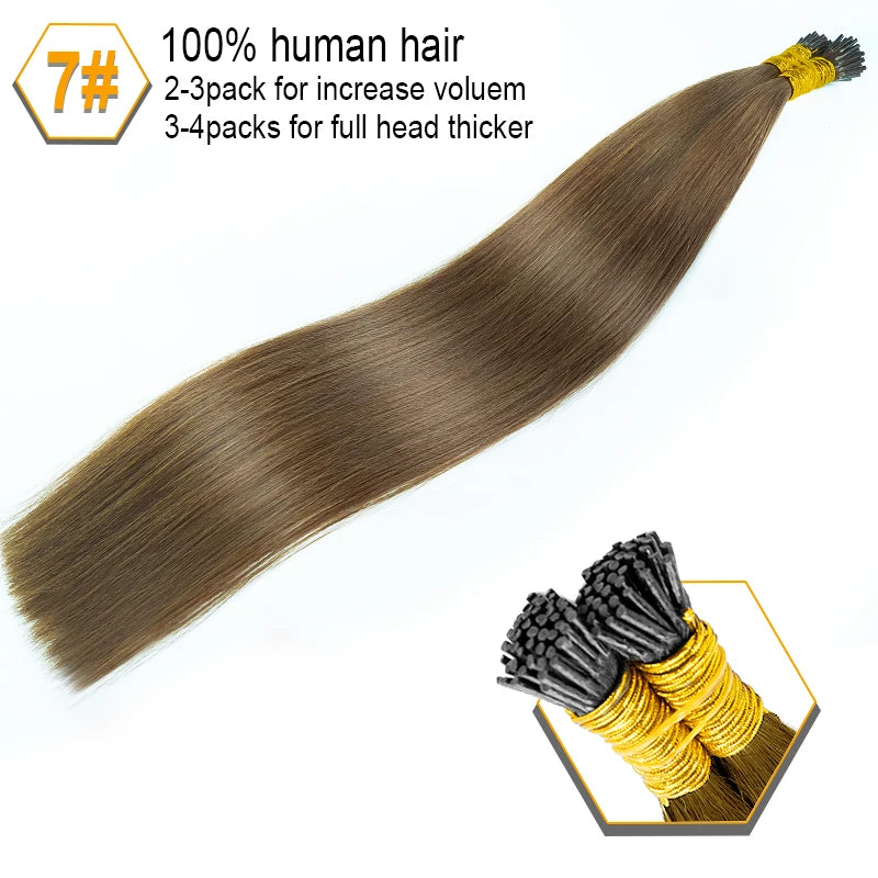 Extensions I-Tip lisses, cheveux humains – CLEVI Paris