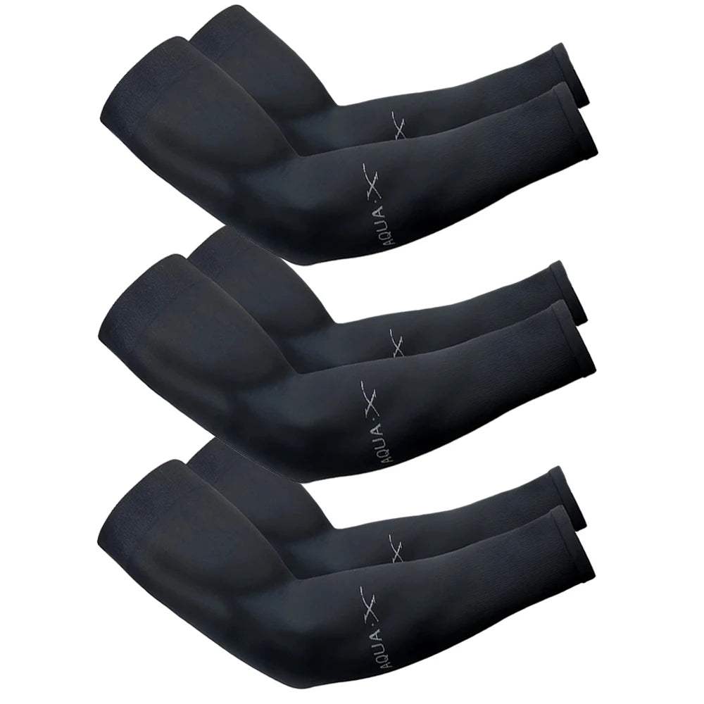 Manchettes Solaires Anti-UV Soie Glacée Unisexe Outdoor Cyclisme Conduite Pêche – CLEVI Paris