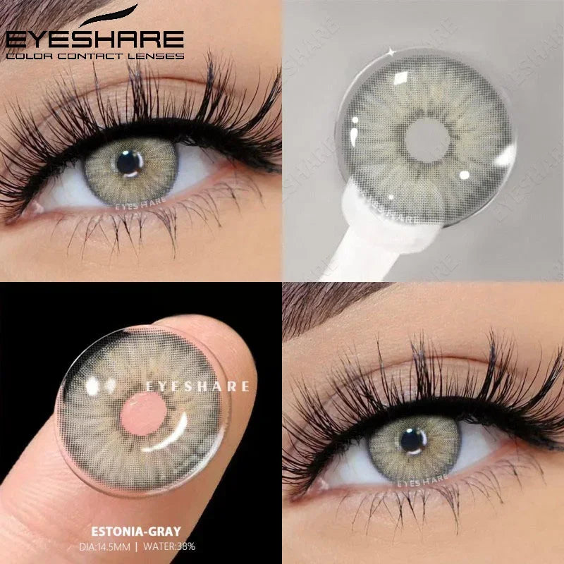 Lentilles de Contact Colorées EYESHARE | Sans Correction | 15 Coloris | Port Annuel – CLEVI Paris