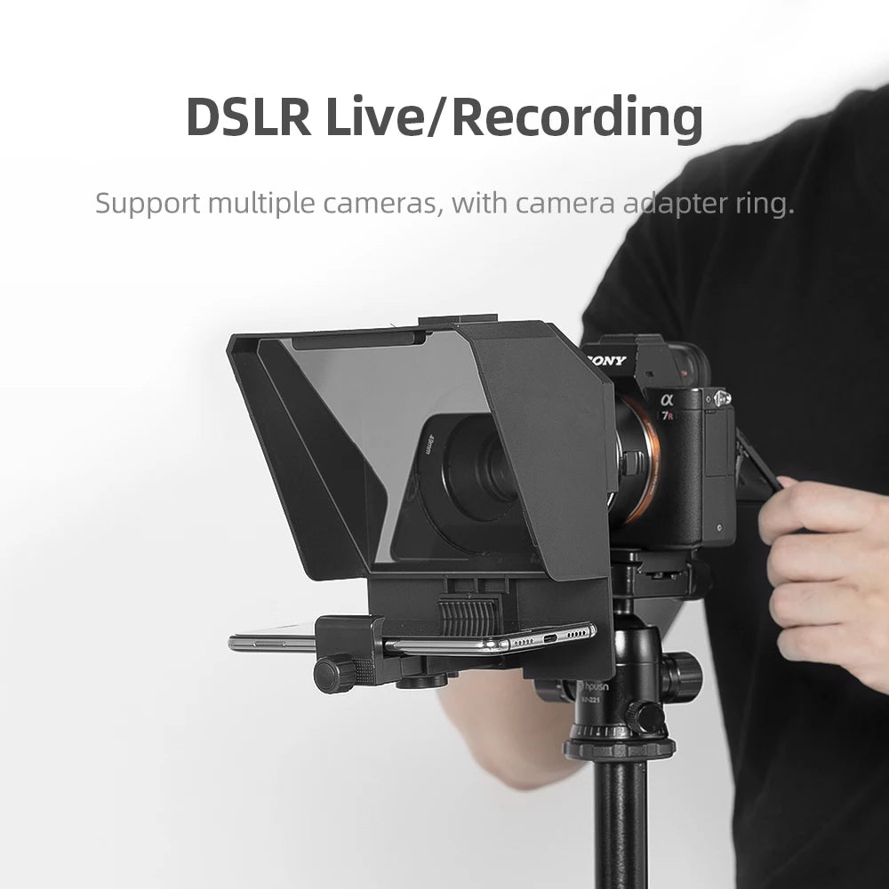Télésouffleur Portable AMBITFUL T1 Mini – Smartphone & DSLR, Télécommande Bluetooth