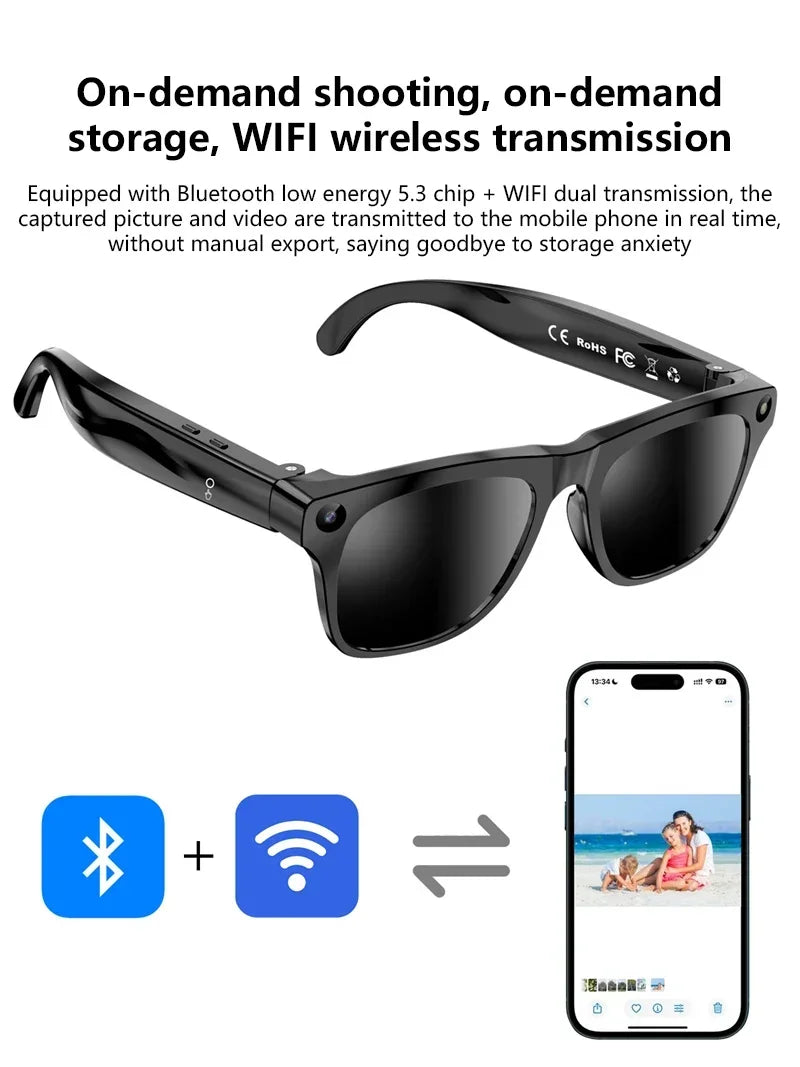 Lunettes IA Lenovo XKONEPRO 8K Caméra Traduction Bluetooth Gestes 3 Verres – CLEVI Paris