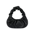Sac Cloud Bag Plissé Femme en TPU — Hobo, Bandoulière, Noir & Blanc, 28x17x7cm | CLEVI Paris