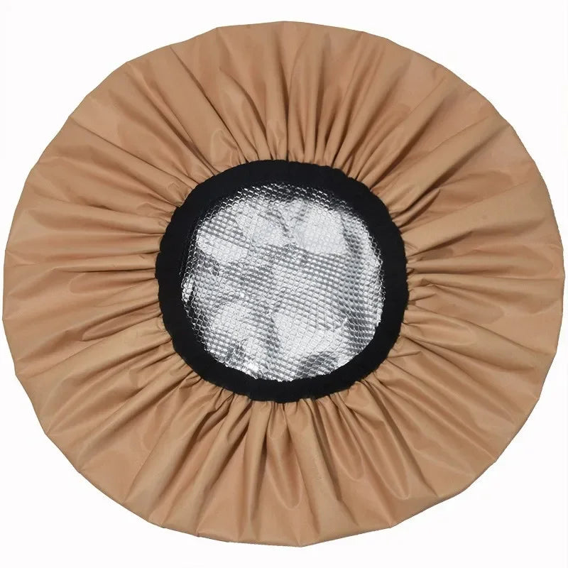 Bonnet de Nuit Double Couche Satin Réversible — CLEVI Paris