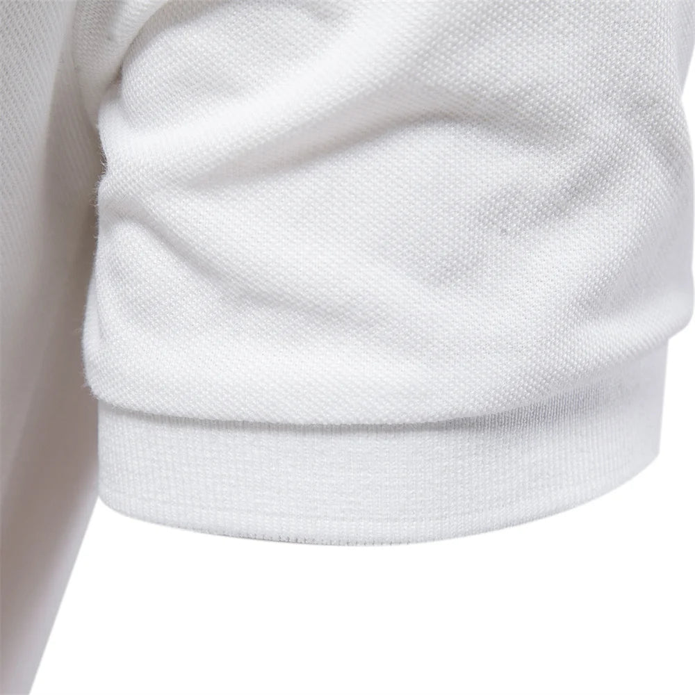 Polo Homme AIOPESON Coton Manches Courtes – Broderie, Anti-Boulochage