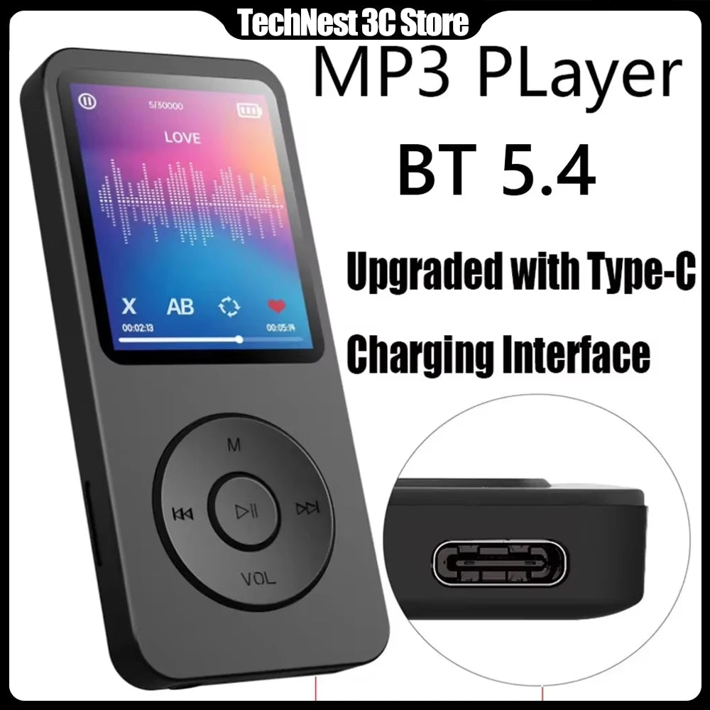 H96 MAX Lecteur MP3 Bluetooth 5.4 USB-C Écran 1,8" FLAC TF 128Go FM Sport – CLEVI Paris