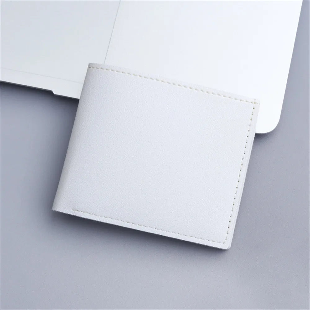 Portefeuille Court Homme Cuir PU Vintage — Slim, Porte-Cartes, Noir, Marron & Café | CLEVI Paris