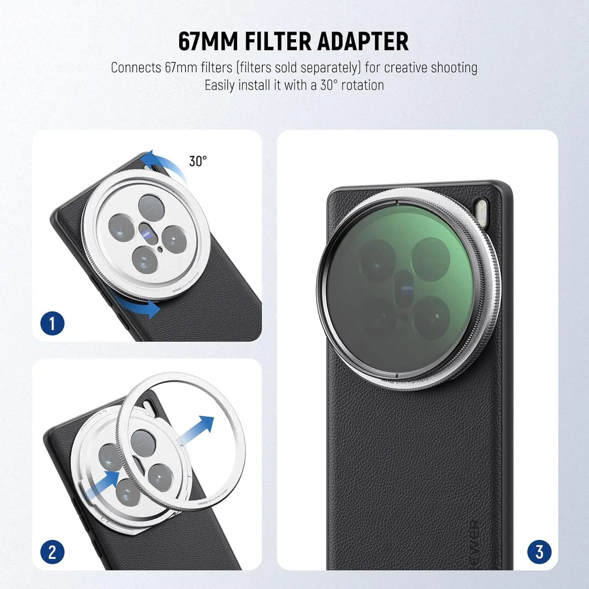 Coque photo NEEWER pour VIVO X100/X200 – CLEVI Paris