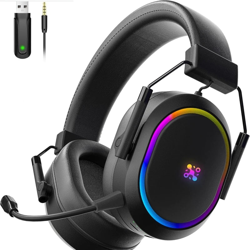 LDON FO2 Casque Gaming Sans Fil Bluetooth 2.4GHz 50h PS5/PS4/PC – CLEVI Paris