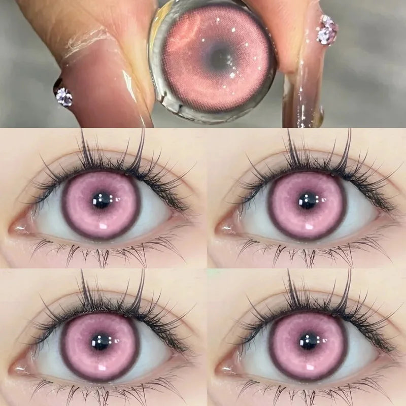 Lentilles de Contact Colorées DUOXIU | Collection Koi | Avec Correction 0 à -8.00 | 1 Paire – CLEVI Paris