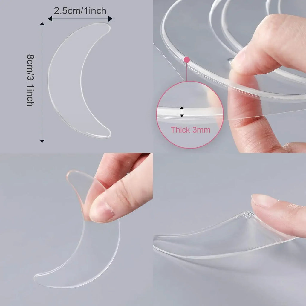 12 Patchs Silicone Anti-Rides Yeux & Visage – CLEVI Paris