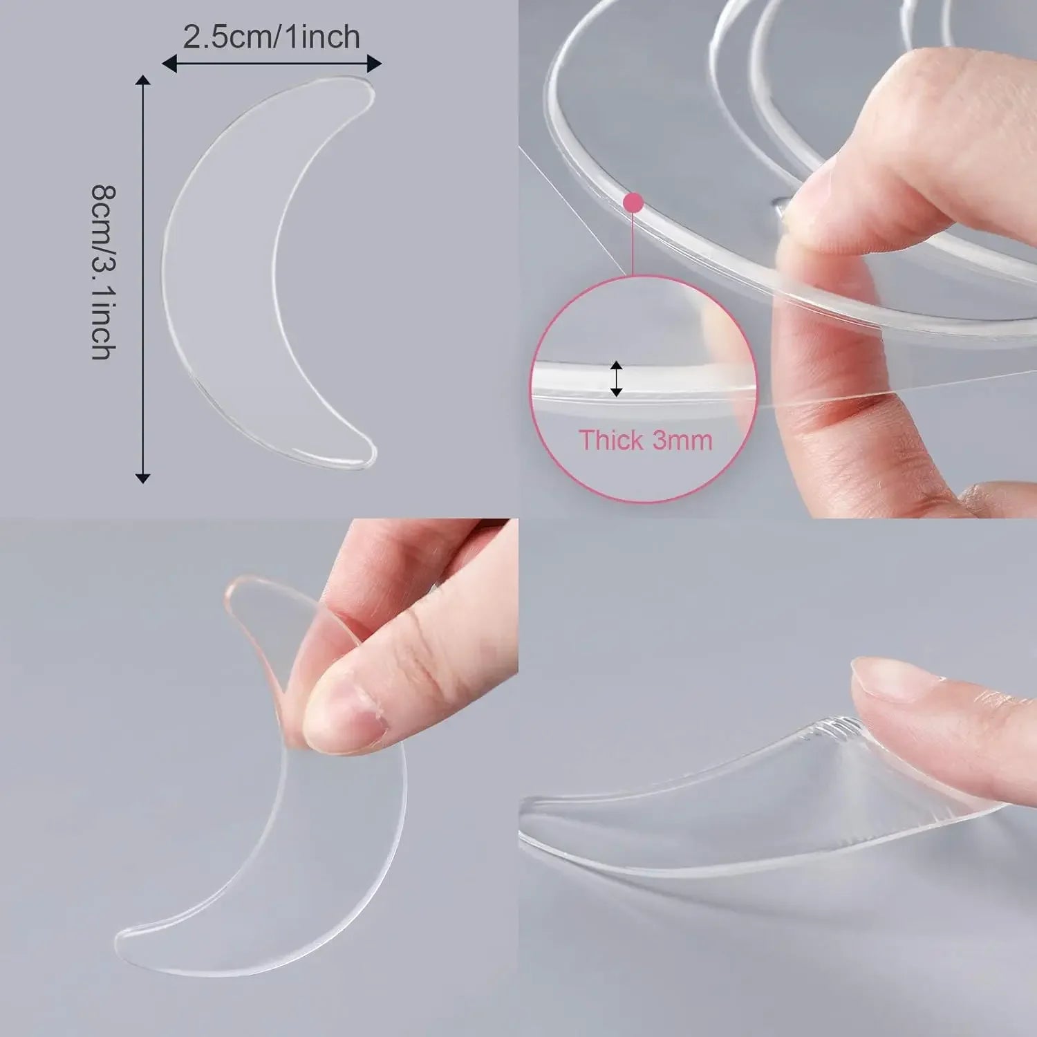 12 Patchs Silicone Anti-Rides Yeux & Visage – CLEVI Paris