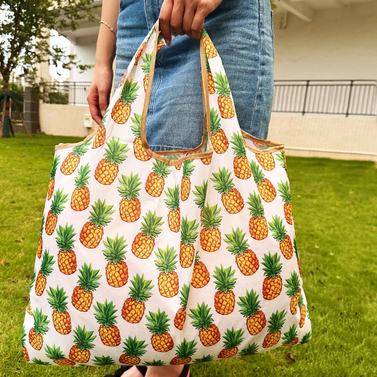 Tote Bag Polyester Grande Capacité | Sac Cabas Léger Pliable 25 Coloris – CLEVI Paris