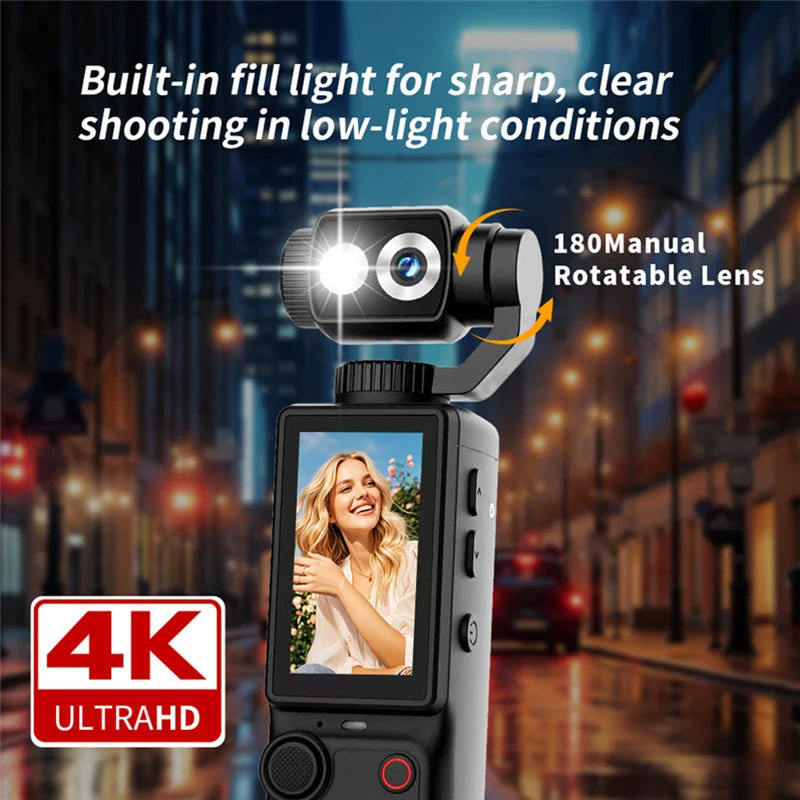 Caméra Sport Portable Lenovo 4K WiFi – Autofocus, Longue Autonomie, Vlogging & Moto – CLEVI Paris