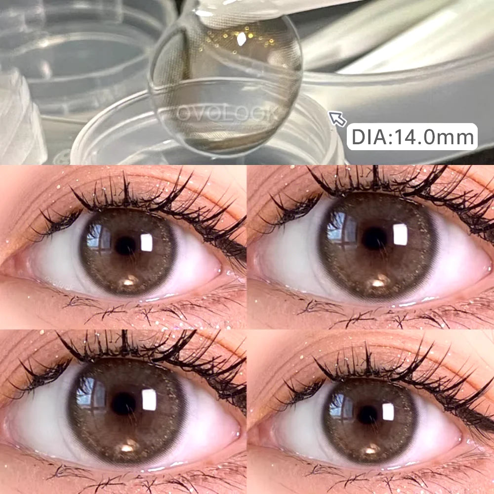 Lentilles de Contact Colorées OVOLOOK – Série Bubble | 10 Couleurs disponibles