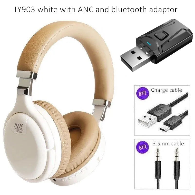 Casque SHOUMI ANC Bluetooth 5.0 Adaptateur TV USB 3.5mm Basses Profondes – CLEVI Paris