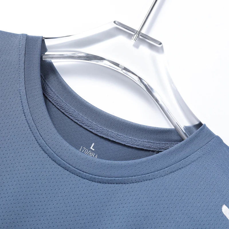 T-shirt Running Homme Manches Courtes Polyester | Séchage Rapide, Randonnée & Sport, 6 Coloris, Tailles M à 5XL – CLEVI Paris