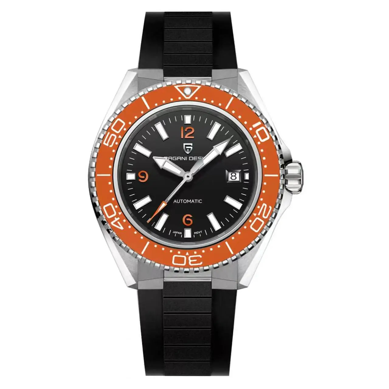 PAGANI DESIGN Montre Plongée Automatique Japonais Homme Lunette Céramique Saphir 100m – CLEVI Paris