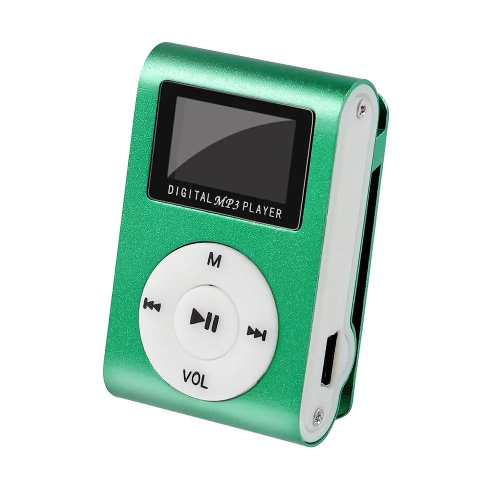 Throughpp Mini Lecteur MP3 Clip Métal LCD TF 32Go EQ 5 Modes Sport – CLEVI Paris
