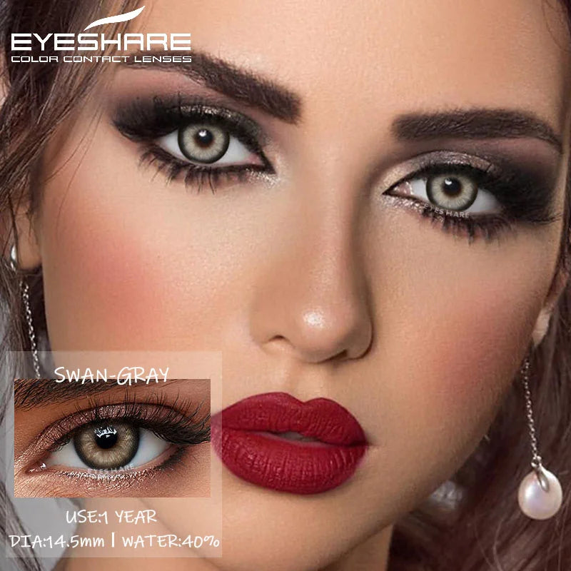 Lentilles de Contact Colorées EYESHARE | Usage Annuel Sans Correction | 15 Coloris | Maquillage & Quotidien – CLEVI Paris