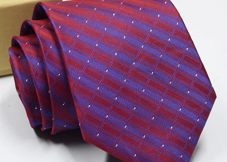 Cravate homme motifs variés 7–8 cm – CLEVI Paris