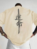 T-Shirt Unisexe Imprimé Samouraï Japonais 100% Coton Manches Courtes 15 Coloris – CLEVI Paris