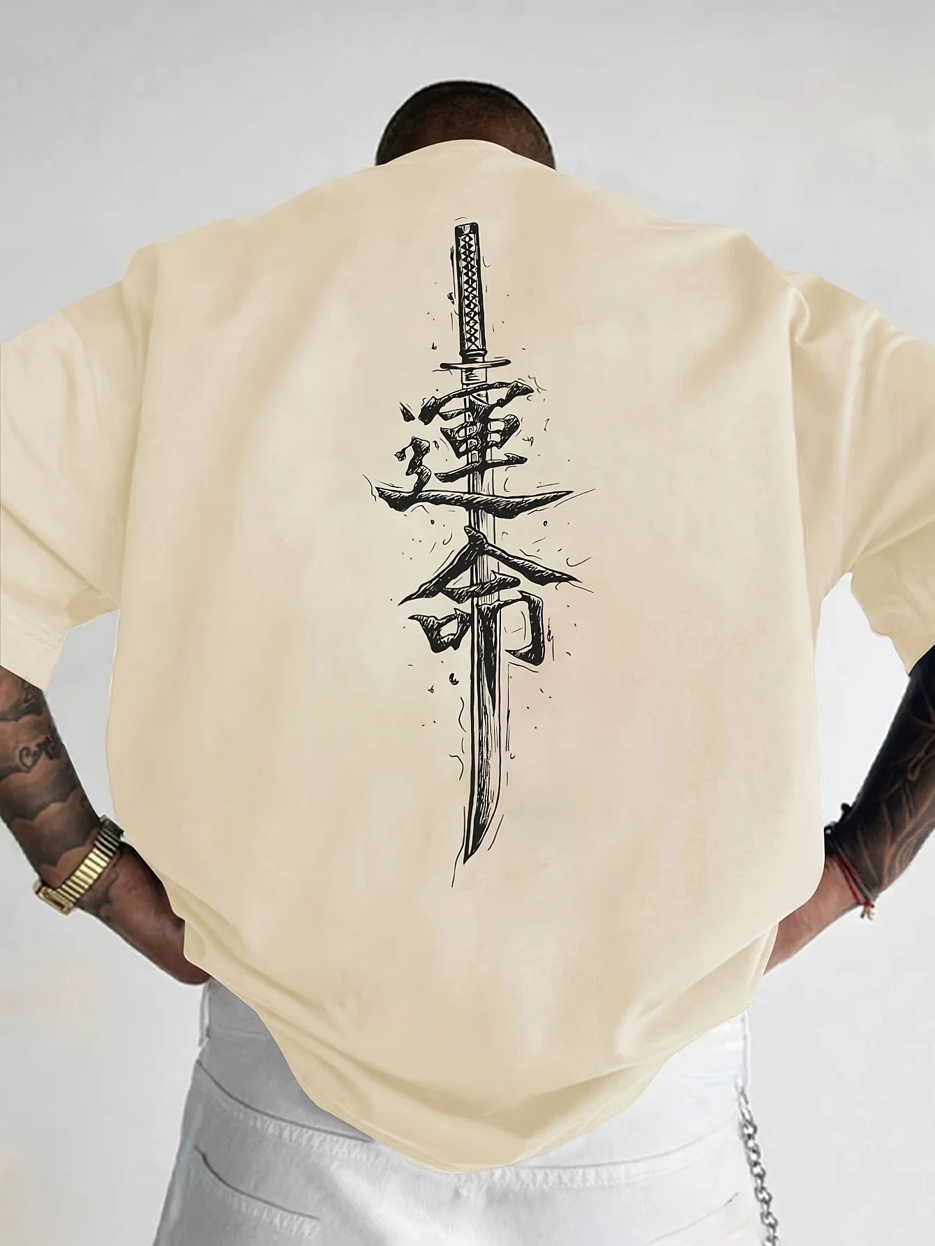 T-Shirt Unisexe Imprimé Samouraï Japonais 100% Coton Manches Courtes 15 Coloris – CLEVI Paris