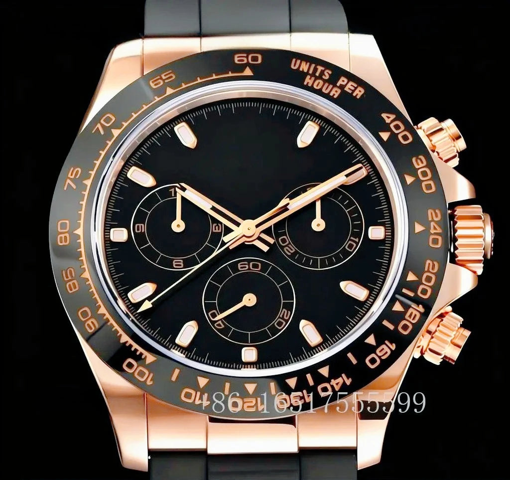 Montre Automatique Homme Acier Inoxydable 904L Calendrier Lumineuse – CLEVI Paris