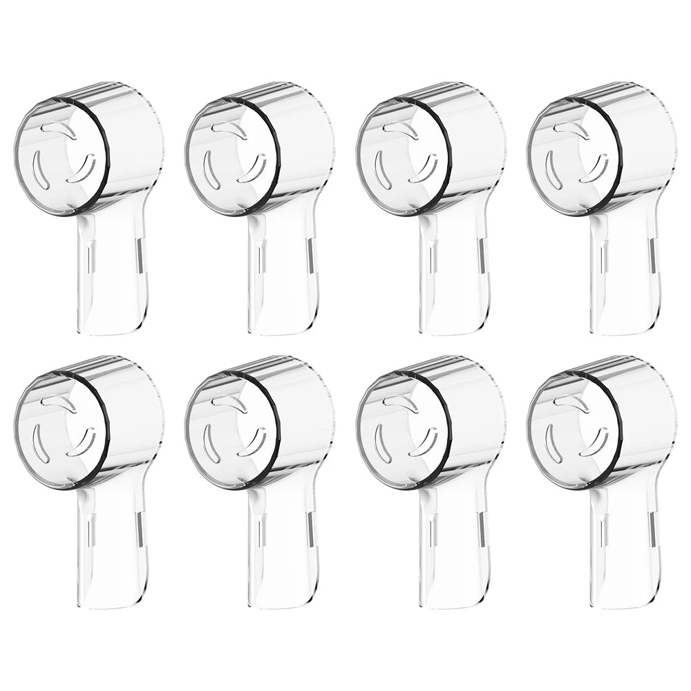 Protège-Têtes Brosse à Dents Électrique Oral-B – Compatible iO Séries &amp; Têtes Rondes Sans BPA Pack 4 ou 8 – CLEVI Paris
