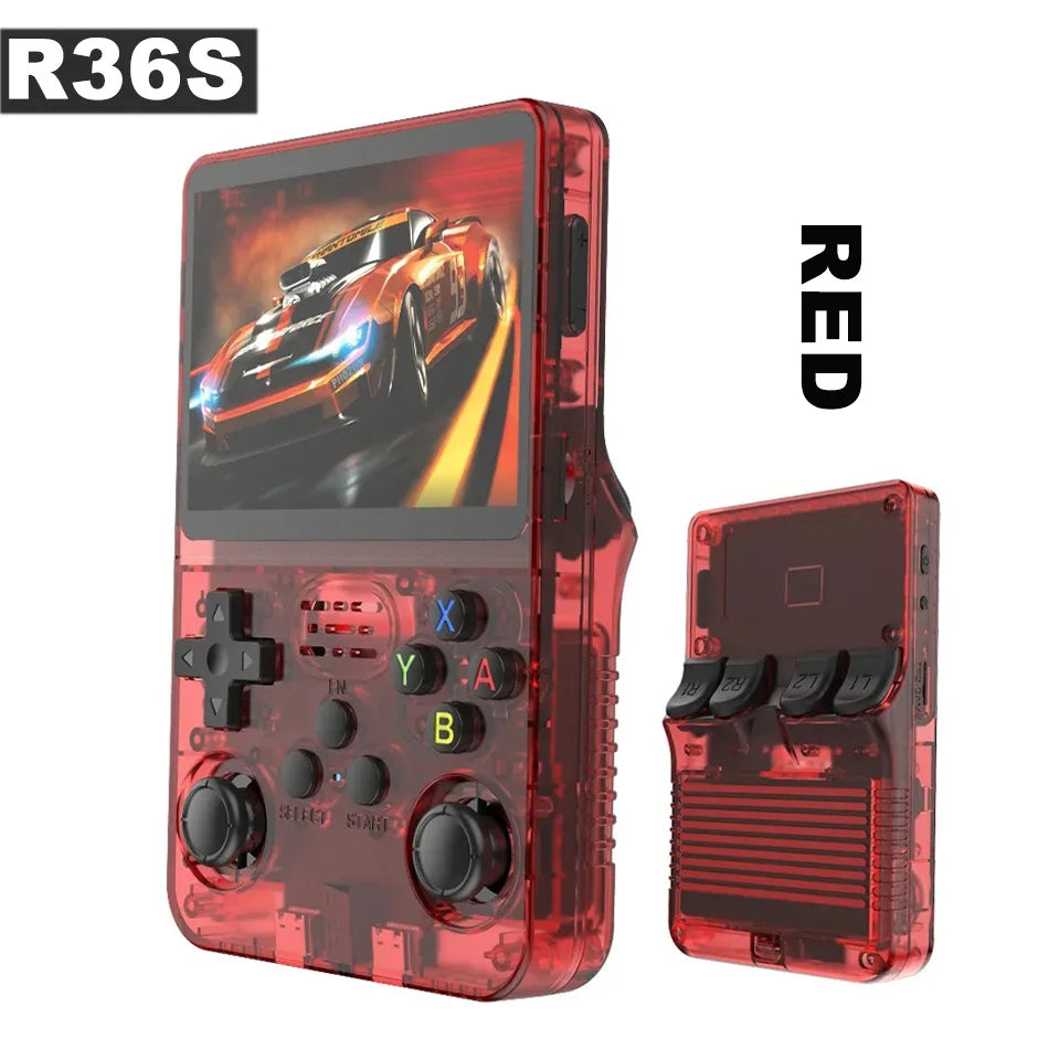Console de Jeu Rétro R36S – Écran IPS 3,5", 64 Go 15 000+ Jeux / 128 Go 20 000+ Jeux