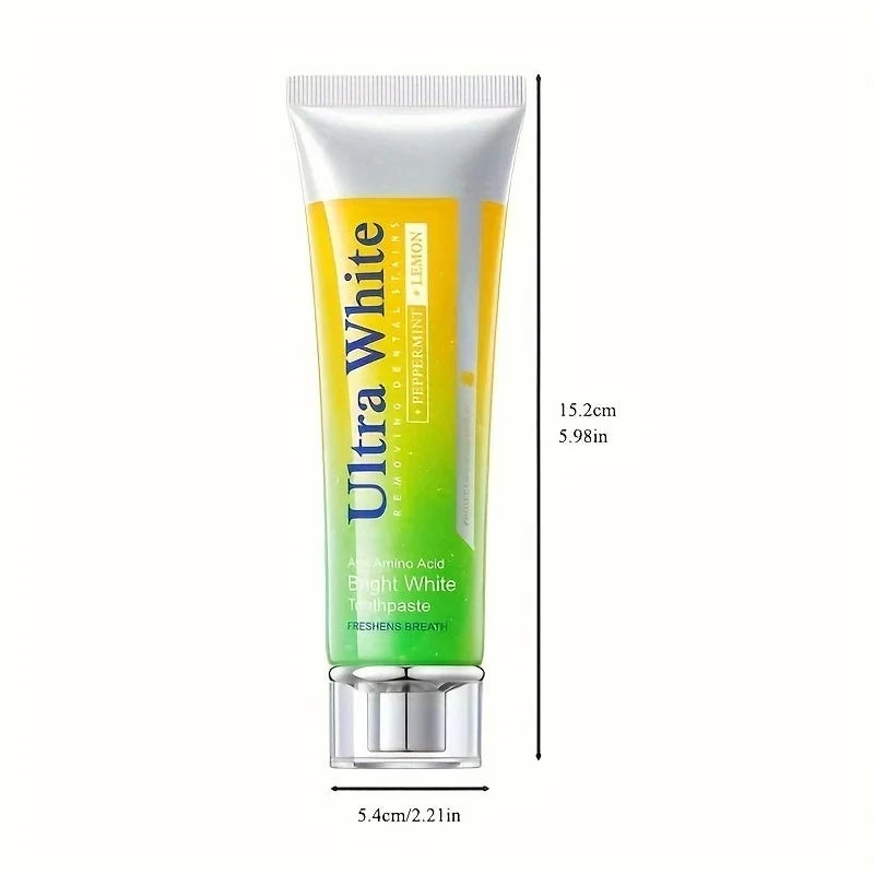 Dentifrice Citron Menthe Blancheur & Haleine Fraîche 100g – CLEVI Paris