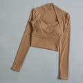 Top Sport Manches Longues Femme Respirant — CLEVI Paris