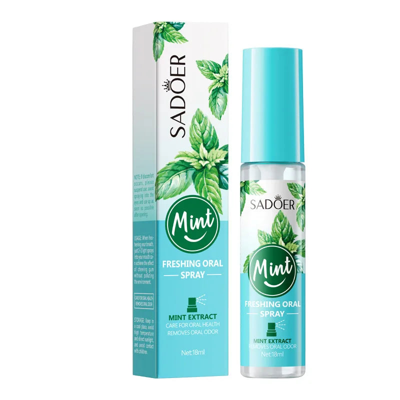 Spray Buccal Fraîcheur Haleine Menthe & Pêche Anti-Mauvaise Haleine – CLEVI Paris
