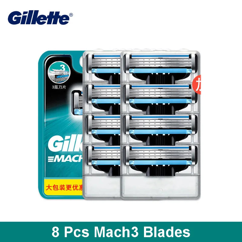 Lames de Rasoir 3 Lames Homme Recharges + Manche – CLEVI Paris