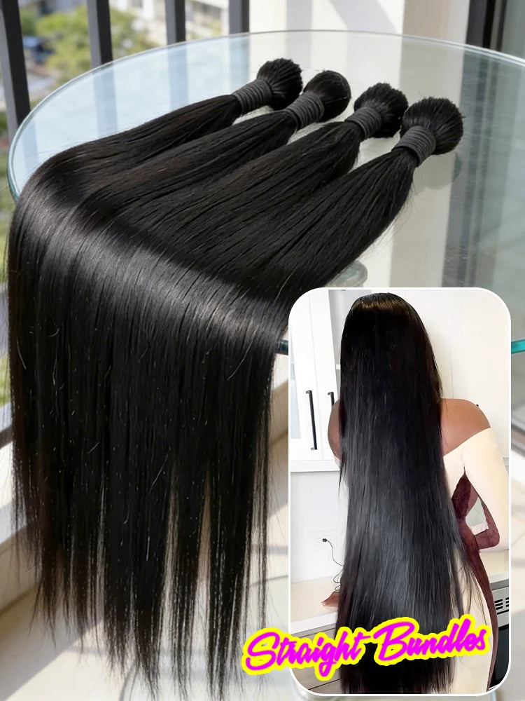 Extensions Cheveux Humains Bone Straight Brésiliennes Remy Hair – CLEVI Paris