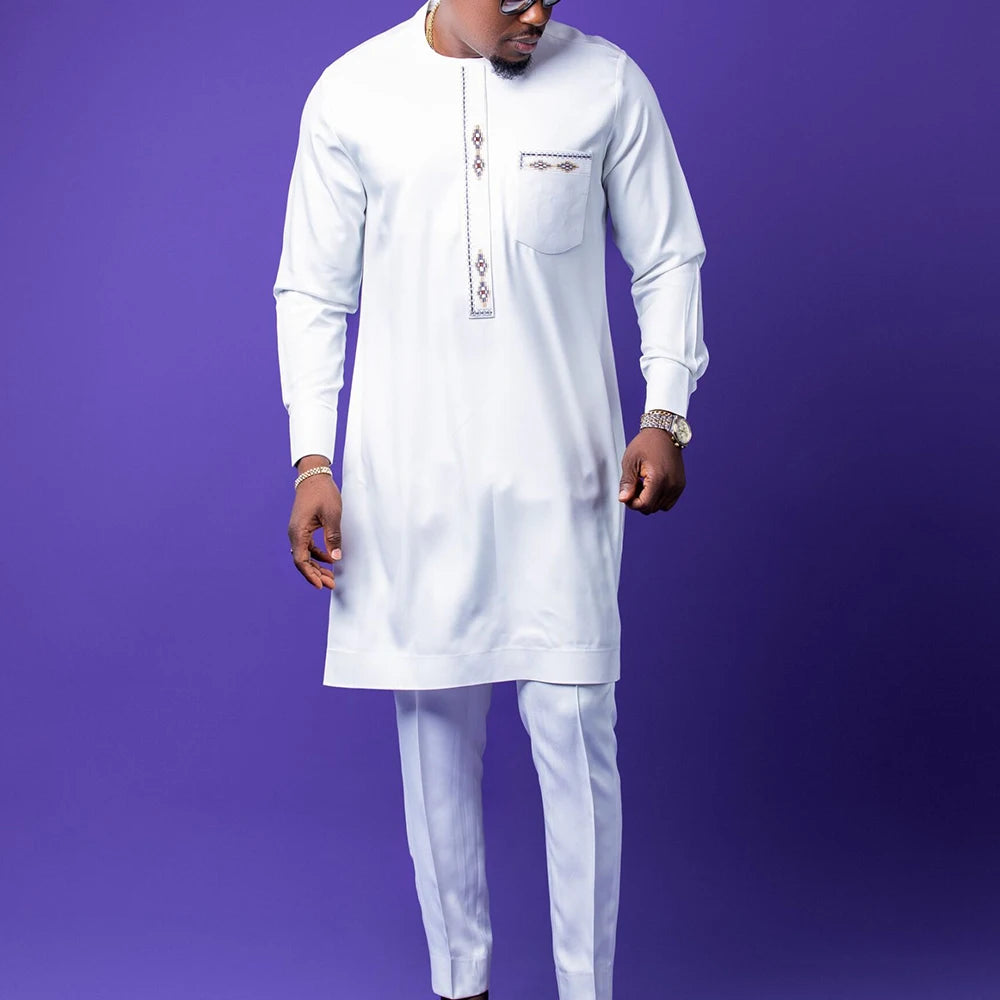 Ensemble Traditionnel Africain Homme Kaunda – CLEVI Paris
