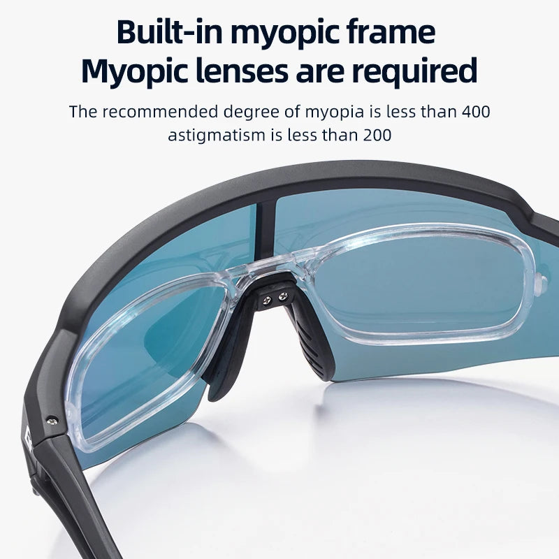 Lunettes de Cyclisme Polarisées UV400 avec Monture Myopie – CLEVI Paris