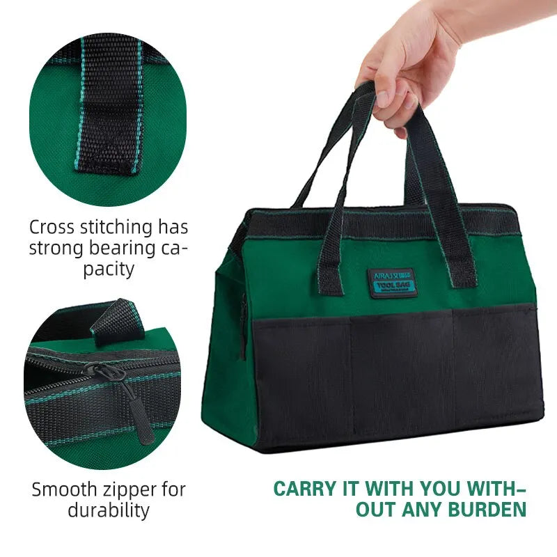 Sac à Outils Multifonction 13 Pouces — Tissu Oxford Imperméable, Grande Capacité | CLEVI Paris