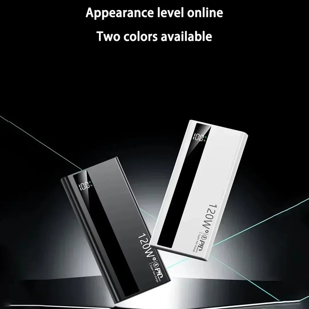 Batterie Externe Lenovo 3C 120W LED Portable 50-200000mAh – CLEVI Paris